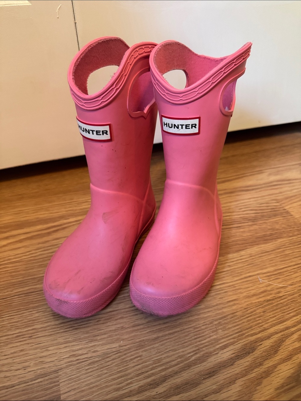 Hunter Kids Bubblegum Pink Pull-On Rain Boots